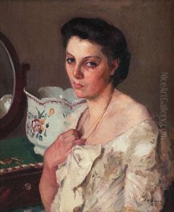 Woman At Her Dressing Table