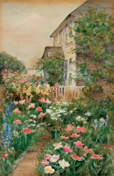 A Nantuckert Flower Garden - view 1