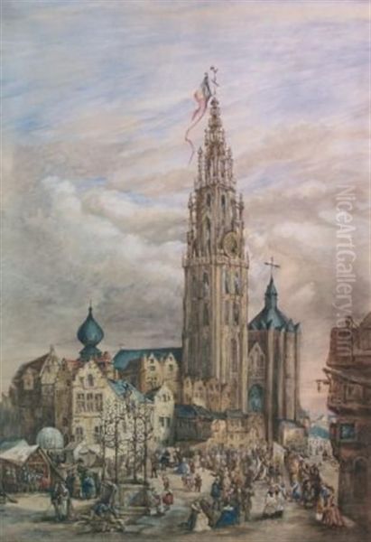 European City Scene - view 1