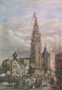 European City Scene by Cormack Brown