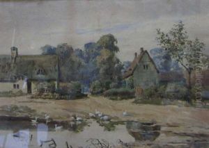 Rural Buildings By A River Rural Buildings By A River