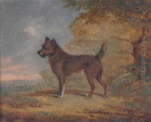 Terrier In A Landscape Terrier In A Landscape