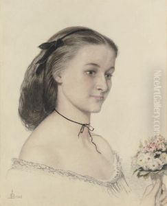 Portrait Of Miss Louisa Jones Portrait Of Miss Louisa Jones
