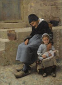 Grandma's Comfort by Frederick Brown