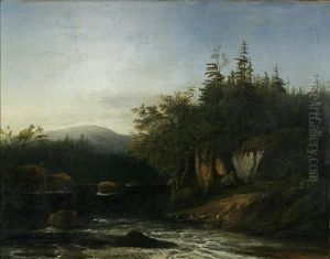 River Landscape by George Loring Brown