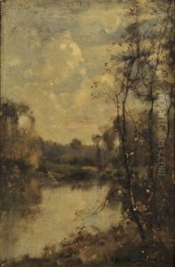 River Landscape by John Appleton Brown