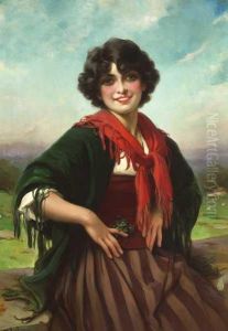 Irish Cailin by Maynard Brown