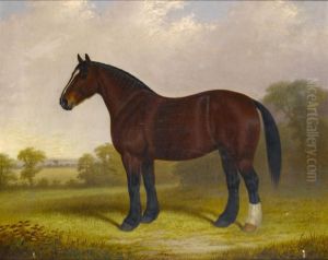 Portrait Of A Horse In A Landscape