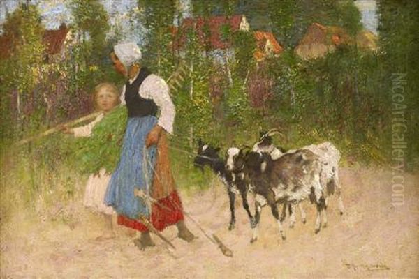 The Goat-herds - view 1