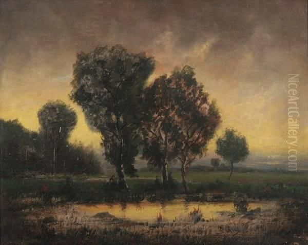 Landscape At Sunset - view 1