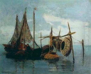 Fishing Offvenice by Walter Francis Brown