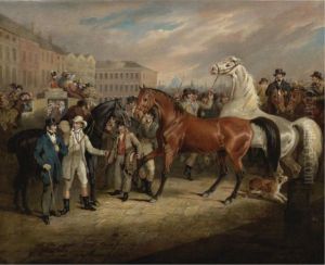 The Horse Market, Smithfield by William Brown