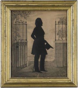 Silhouette Portrait Of John Bell Tilden