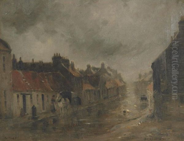 Coaching (grey Day In The Village) - view 1