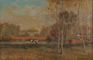 Auvers S'oise, France by Charles Francis Browne