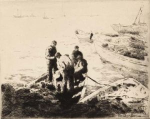 The Bailers by George Elmer Browne
