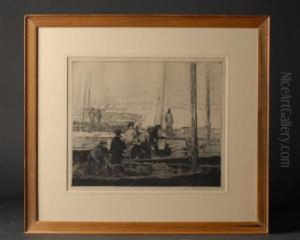 Fishing Boats In A Harbor - view 1