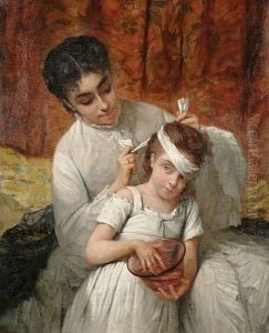Playing Nurse by Henriette, Hon. R.I. Browne