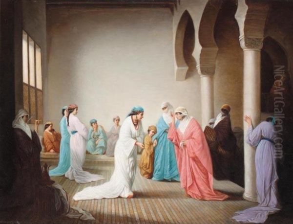 The Arrival In The Harem At Constantinople - view 1