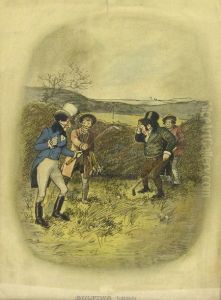 Four Sporting Interest Hand Coloured Prints by Tom Browne