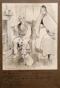 He Ate The Pudding Cloth Too.. by Tom Browne