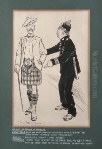 Sandy Mctavish In Dublin by Tom Browne