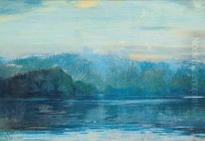 At Moonrise by Peleg Franklin Brownell