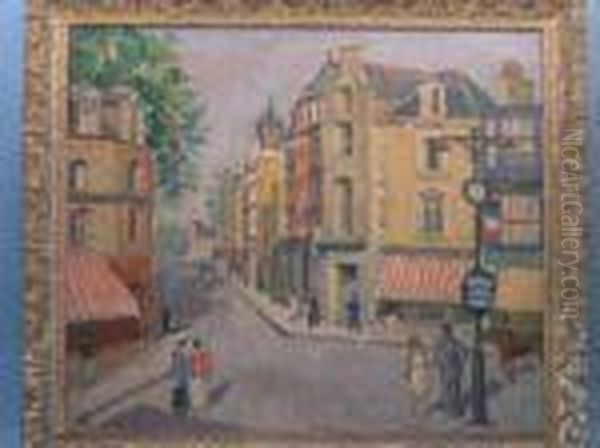 Busy Street Scene - view 1