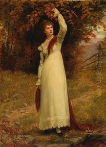 Autumn Foliage by Jennie Augusta Brownscombe