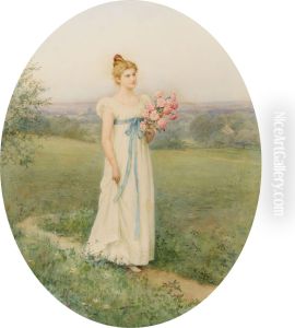 A Leisurely Summer Day by Jennie Augusta Brownscombe