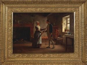 Off To War by Jennie Augusta Brownscombe