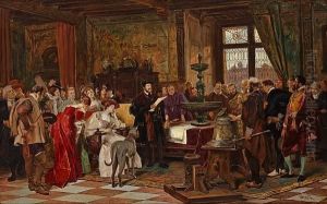 Ferdinand I And His Artists by Wenzel Brozik