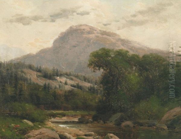 River In Mountainous Landscape - view 1