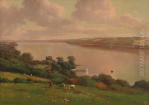 Hillside In New York by William Bruce