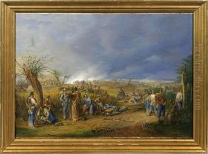 Schlacht Aus Dem Ersten Schleswig-holsteinischen Krieg 1848-1851