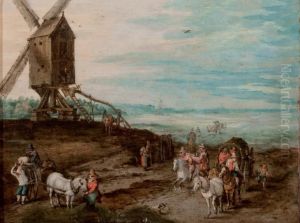 La Halte Des Voyageurs Pres D'un Moulin