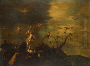 Alegoria Del Aire by Jan The Elder Brueghel