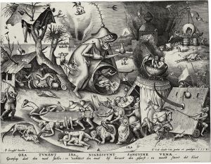 The Seven Deadly Sins by Pieter III Brueghel