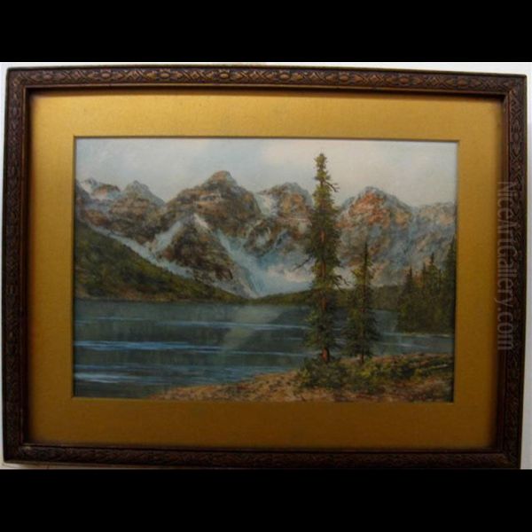 Lake Study; Mountain A Norwegian Road - view 1