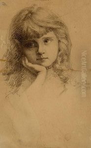 Retrato De Nina by Ricardo Brugada y Panizo