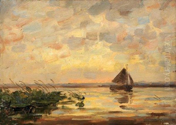 Marine, Coucher De Soleil - view 1