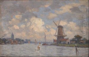 Paysage Aux Pays Bas by Victor Brugairolles