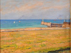 Le Port De Dieppe by Victor Brugairolles