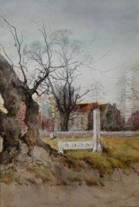 The Stocks, Havering Atte Bower by Louis Burleigh Bruhl