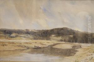 Low Tide On The Conway by Louis Burleigh Bruhl