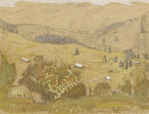 Blick Vom Tanzboden Ins Toggenburg by Hans Bruhlmann