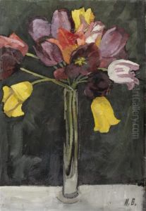 Bouquet Of Tulips by Hans Bruhlmann