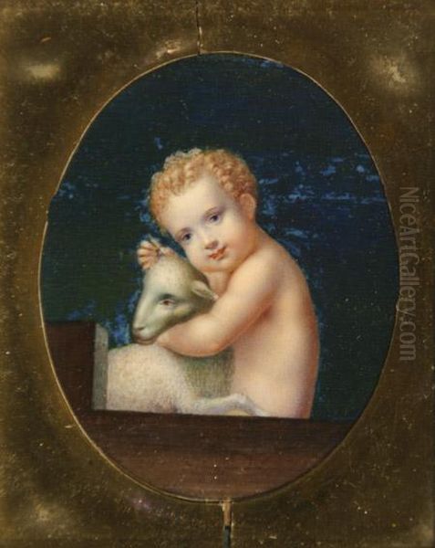 Cupid With Lamb - view 1
