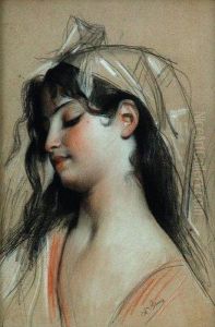Femme Au Turban by Guillaume Charles Le Brun