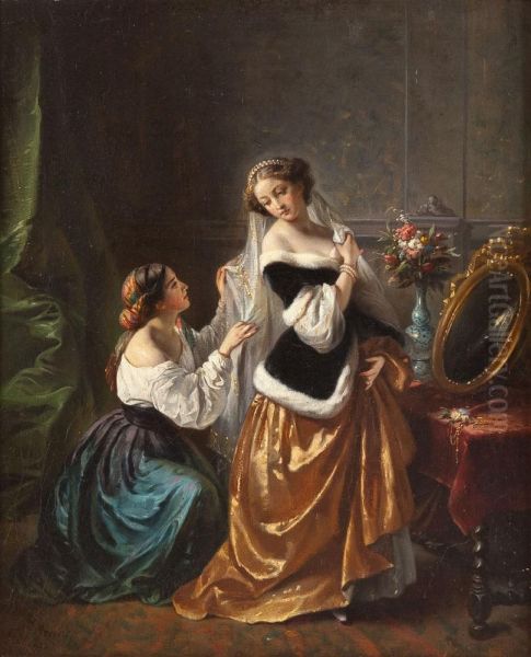 Junge Dame Mit Ihrer Zofe - view 1